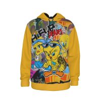 Looney Toons Men Hoodie Thicken Sweater Pullover Outerwear