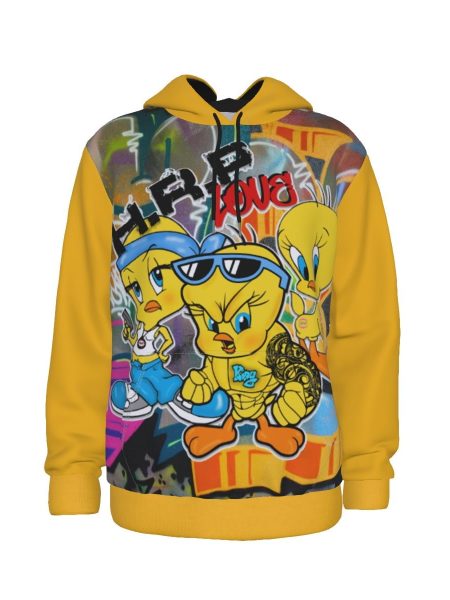 Looney Toons Men Hoodie Thicken Sweater Pullover Outerwear