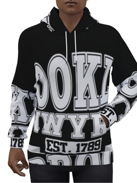 Brooklyn 1789 Men Hoodie Pullover Street Gear