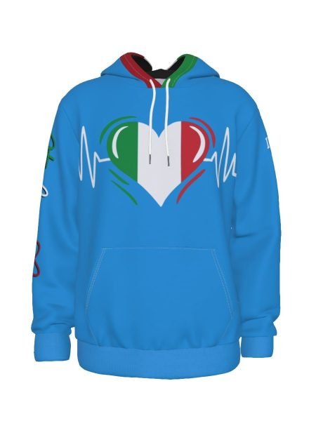 Italian Love Comfortable Hoodie Men Thicken Streetwear Pullover