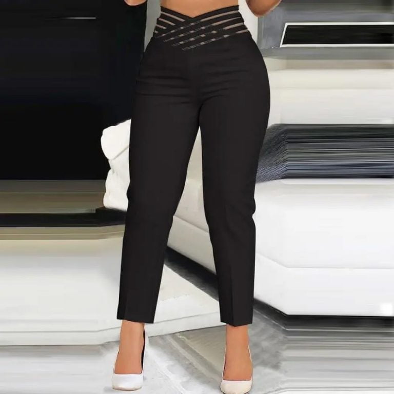 Office-Wear-Pants-Vintage-High-Waist-Zipper--3