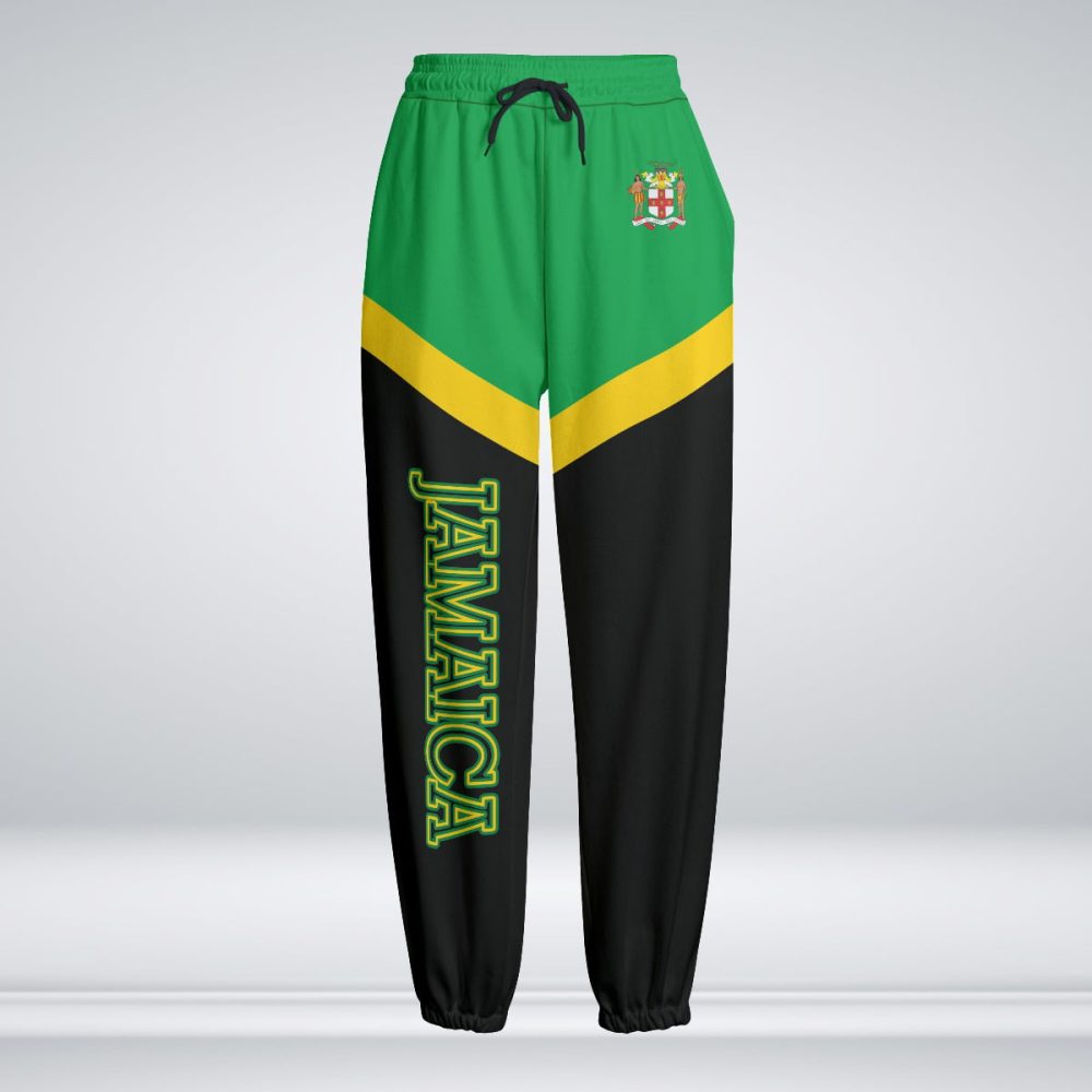 Fleece Jamaican Pants Jogging Unisex Knitted Bottom