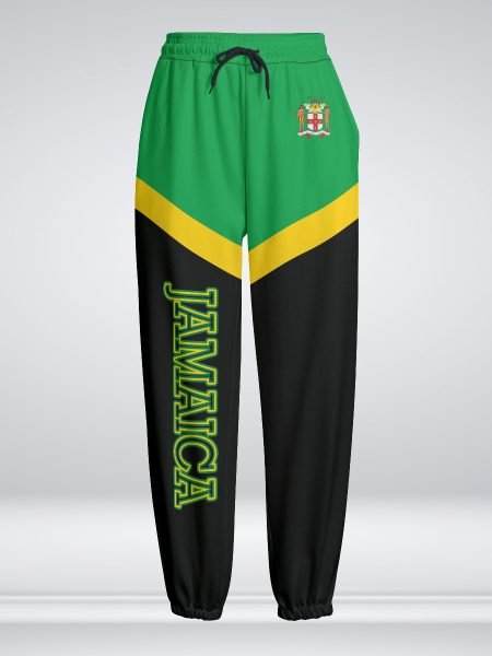 Fleece Jamaican Pants Jogging Unisex Knitted Bottom