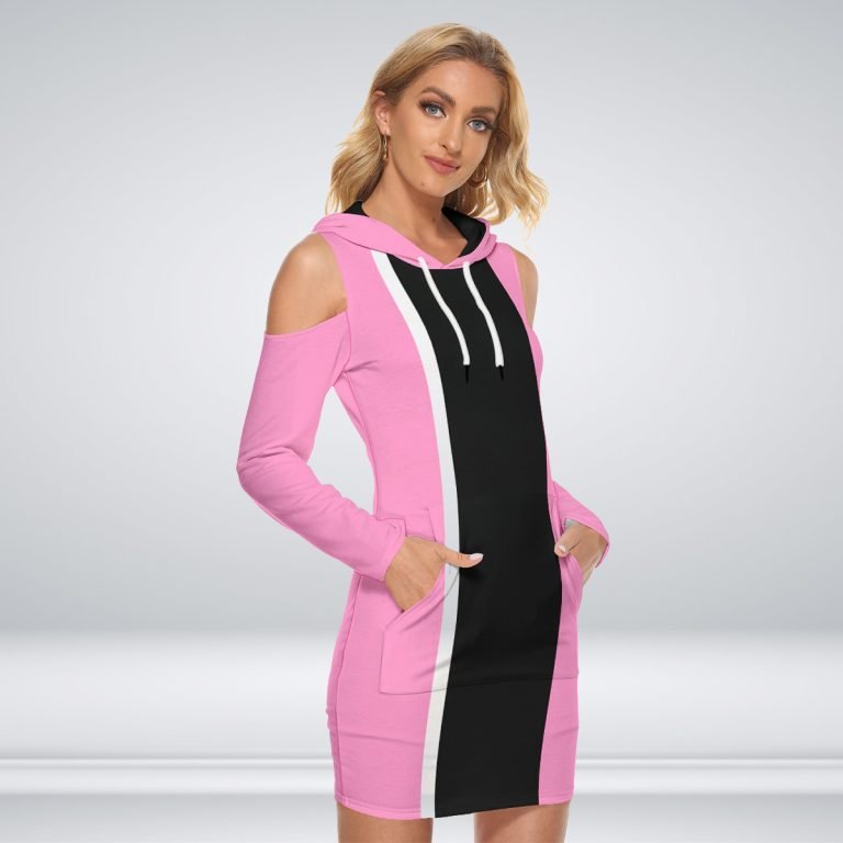 Bodycon Mini Hoodie Dress Women Tight Sports Wear