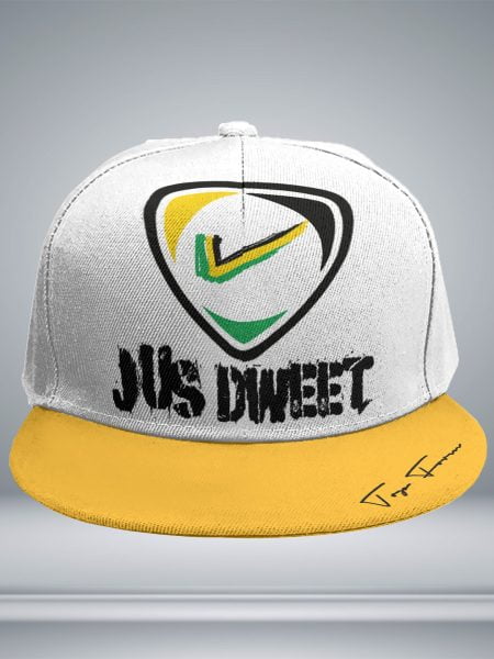 Jus Dweet Jamaican Snapback Baseball Cap With Flat Brim