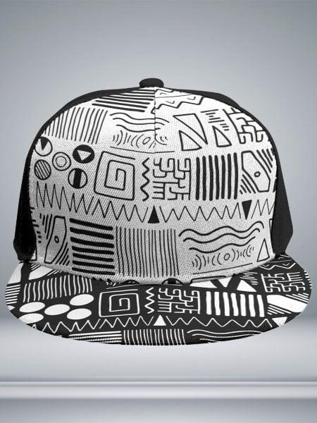 Snapback Tribal Signs Hat Baseball Cap With Flat Brim