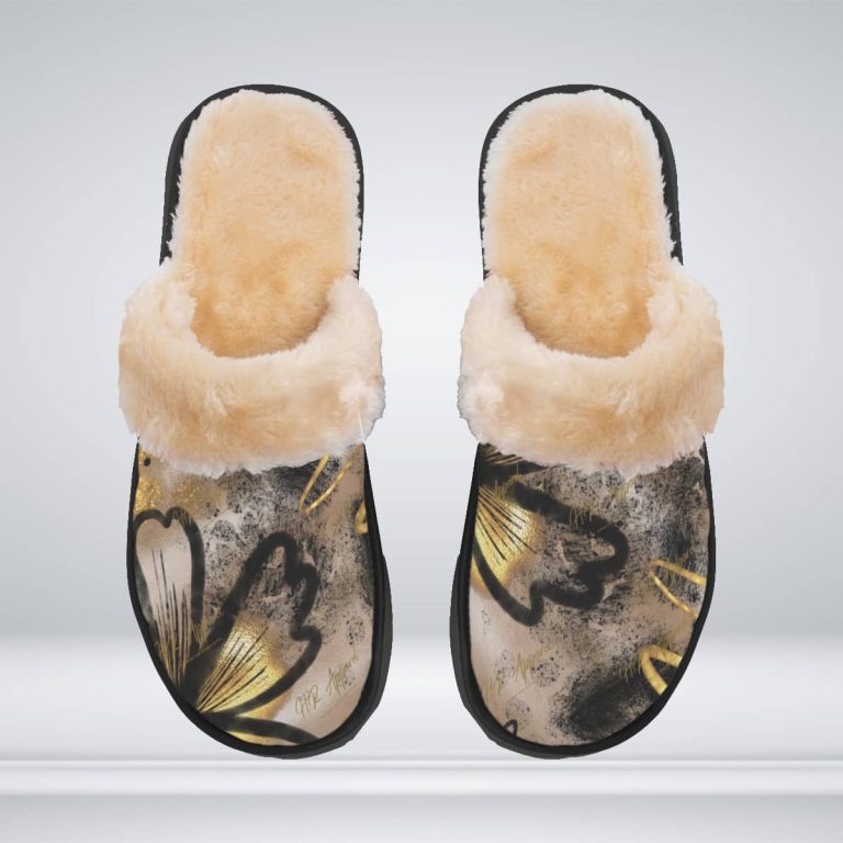 Women Home Plush Slippers Relaxing Slip On
