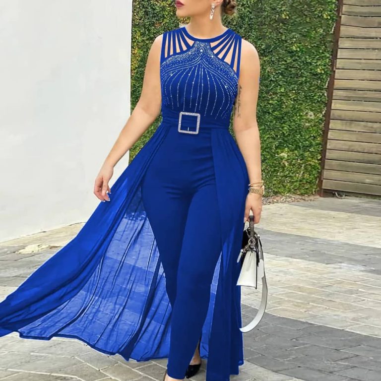 Rhinestone-Jumpsuit-with-Belt-Women-Sexy-Round-Neck-Sheer-Mesh-3