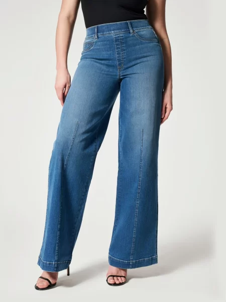 Wide Leg Jeans Pants Popular Straight Leg Trend