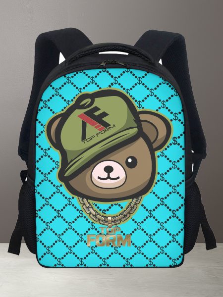 Unruly Bear Student Backpack Top Form Streetwear