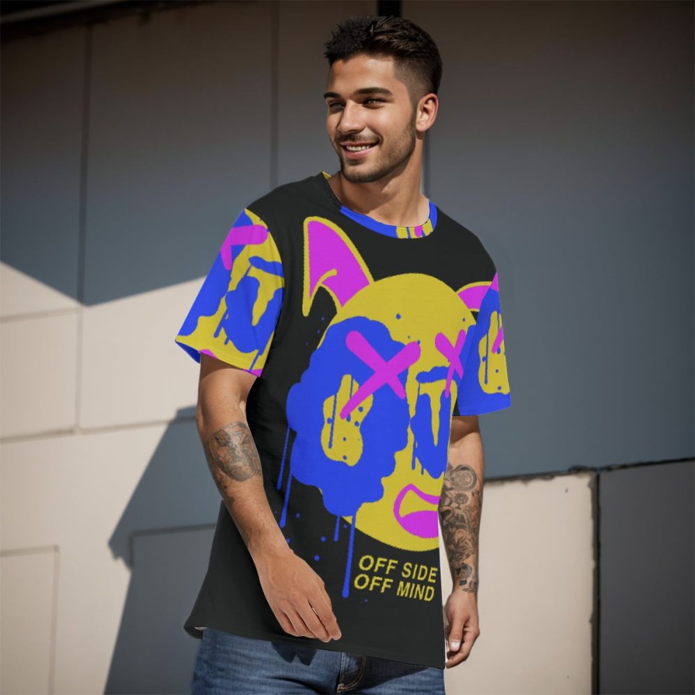 Painted Men T-Shirt Comfortable Casual and Stylish O-Neck Cotton