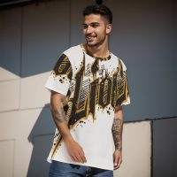 Men Lion O-Neck T-Shirt Casual And Stylish While Being Friendly