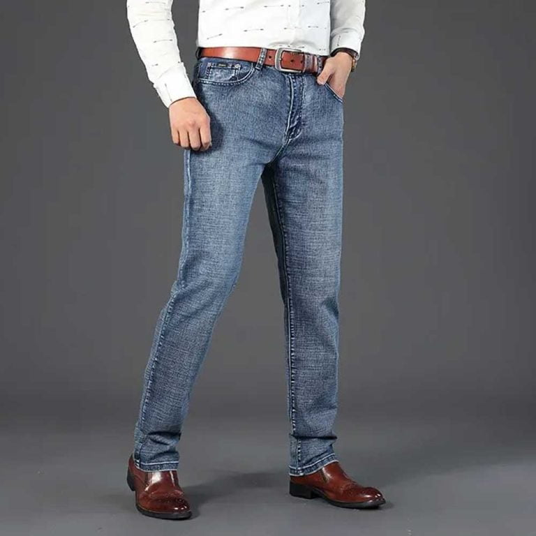 Business-Men-Jeans-Pants-Casual-Straight-Stretch-Fashion-2