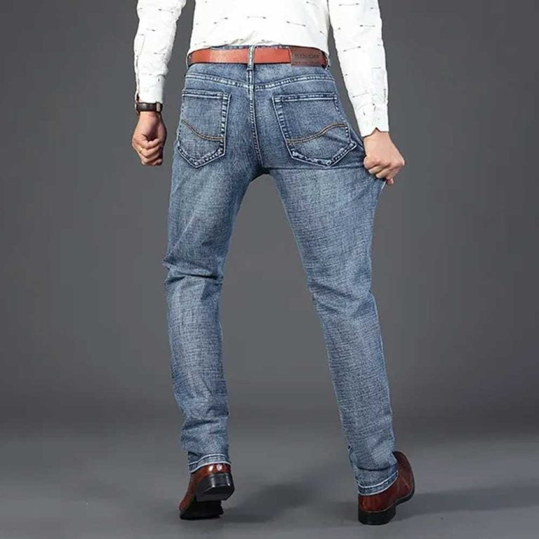 Business-Men-Jeans-Pants-Casual-Straight-Stretch-Fashion-5