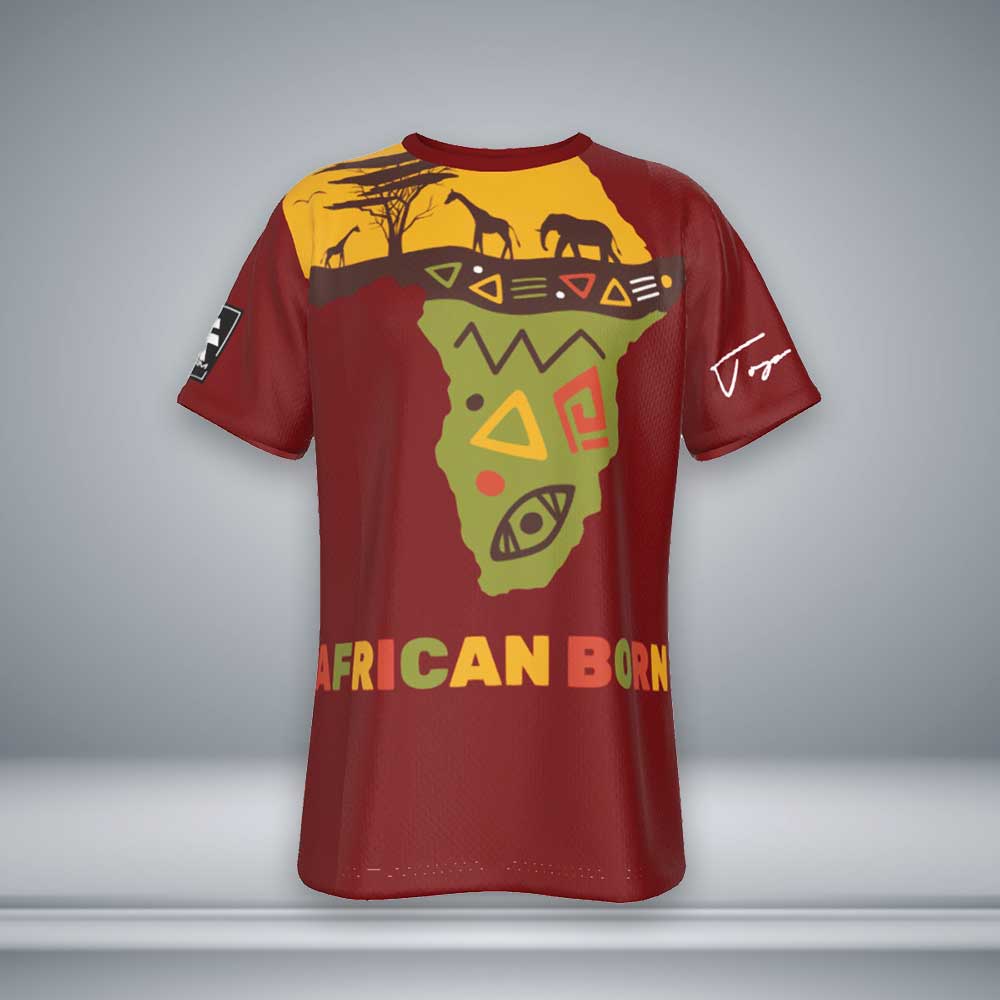 Men Afrocentric African T-Shirt Style Show Your Roots With Pride