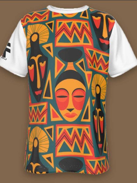 Powerful Afrocentric Men T-Shirt Style For Bold Birdseye