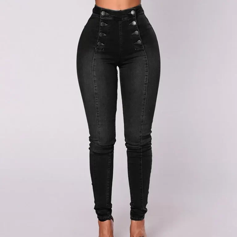 Vintage-Skinny-double-breasted-High-Waist-Pencil-Jeans-Women-Slim-Fit-Stretch-Denim-Pants-Full-Length-4