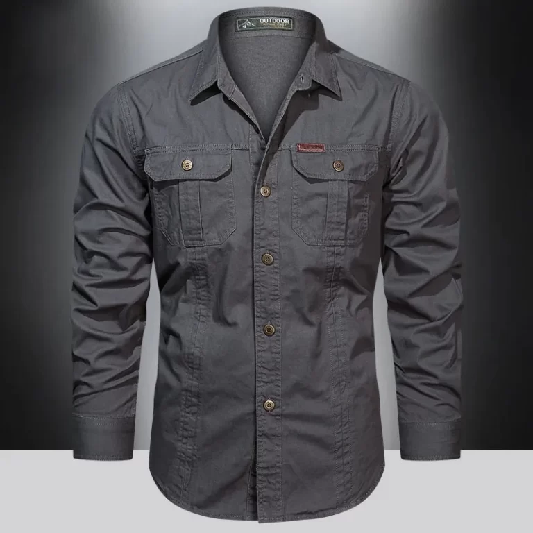 2023-Cargo-Shirt-Men-Long-Sleeve-Casual-Cotton-Shirts-High-Quality-Camisa-Militar-Overshirt-Brand-Clothing-3