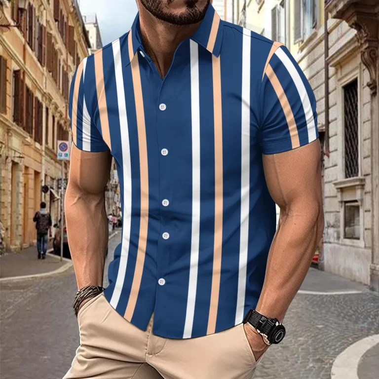 2023-new-summer-men-s-casual-vertical-striped-lapel-shirt-Men-s-slim-fashion-high-quality-1