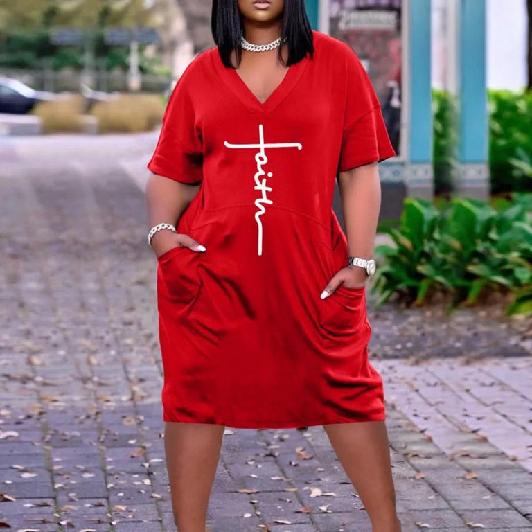 V-Neck-Faith-Midi-Dress-Plus-Size-Striped-Pocket-Design-1