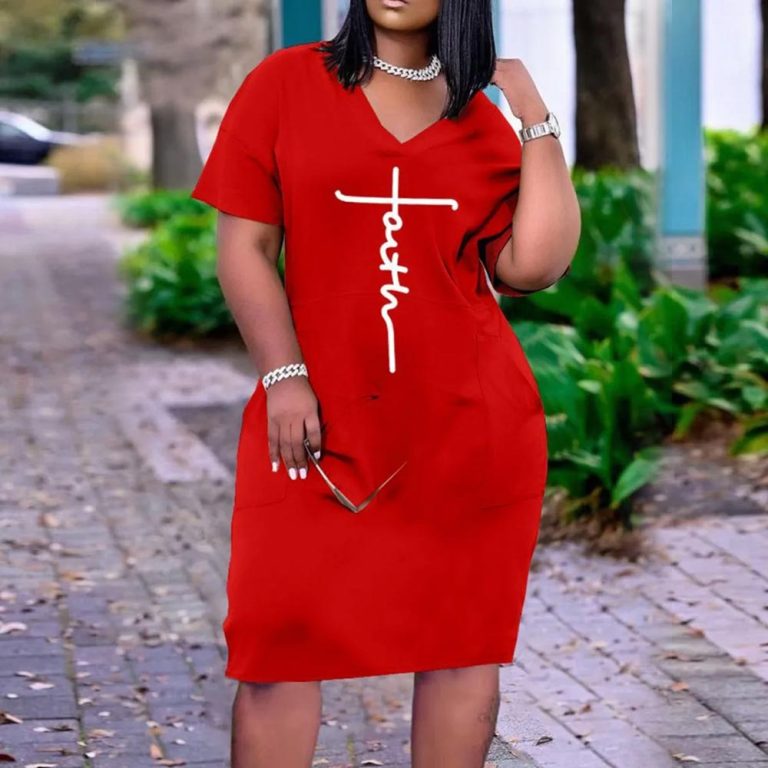 V-Neck-Faith-Midi-Dress-Plus-Size-Striped-Pocket-Design-2