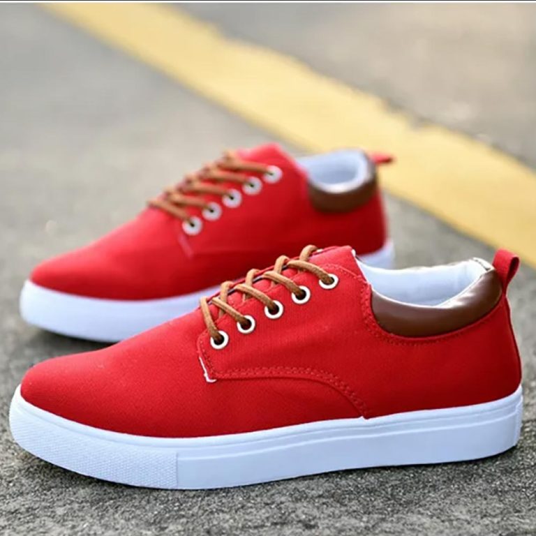 Canvas-Sneakers-Flats-Men-Shoes-Lace-up-Loafers-Fashion-29