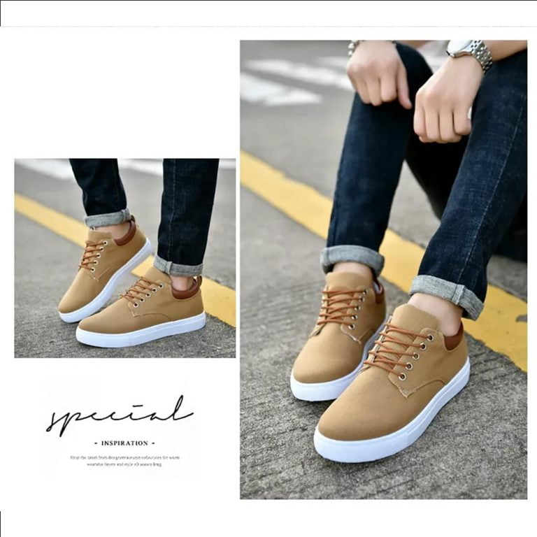 Canvas-Sneakers-Flats-Men-Shoes-Lace-up-Loafers-Fashion-33