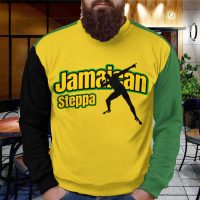 Round Neck Sweatshirt Men's Jamaican Steppa