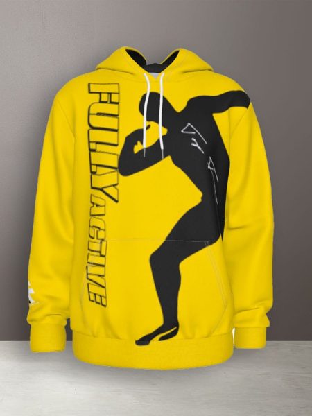 Fully Active Men Hoodie Pullover Bolt Outerwear