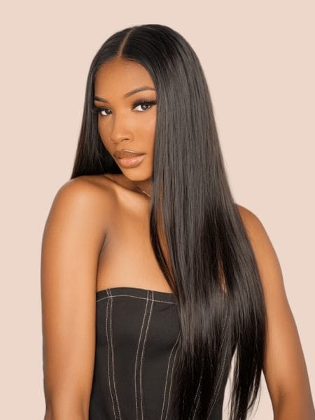 Straight Hair Lace Wig Pre-plucked 150% Density 4x4 Lace Part Wig