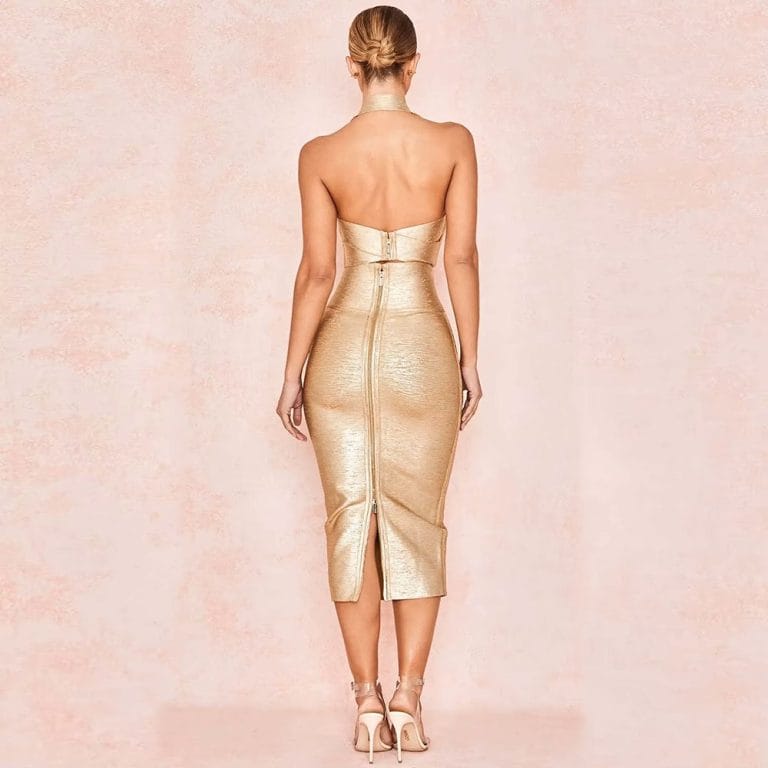 Bandage-Bodycon-Two-Pieces-Hot-Sexy-Deep-V-Neck-5