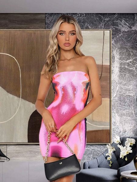 Hot Selling Mini Dress Spicy Girl Design with Women