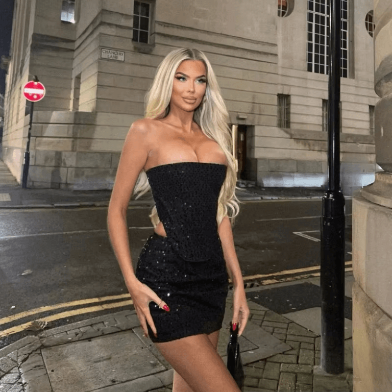 Women Sequined Denim Set Two Piece Sexy Strapless-3
