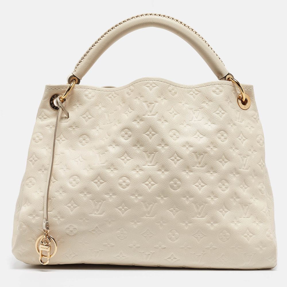 Louis Vuitton Neige Monogram Empreinte Leather Artsy MM Bag