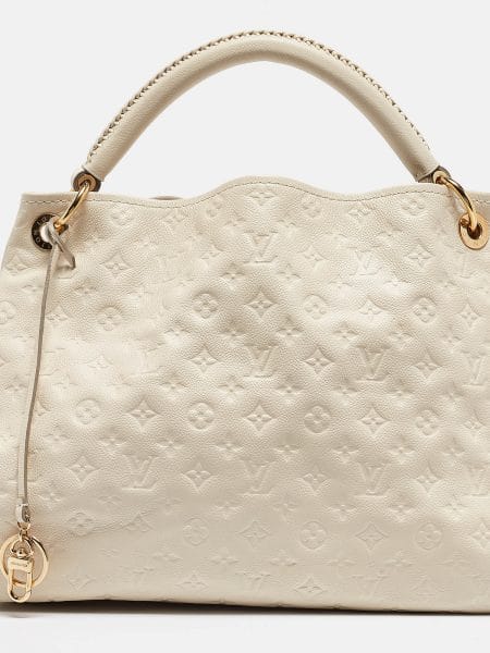 Louis Vuitton Neige Monogram Empreinte Leather Artsy MM Bag