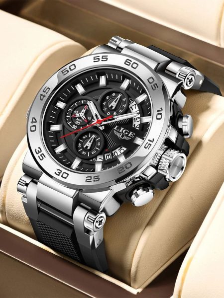 New Men Watches Luxury Sport Top Brand Big Dial Watch Men's