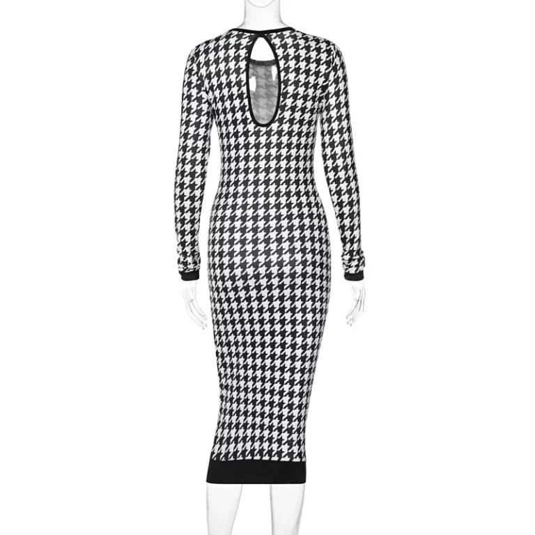 kf-H83f213770c7041fdb5789d726f079580p-Houndstooth-Print-Women-Long-Sleeve-Midi-Dress-Hollow-Out-Bodycon-Sexy-Streetwear-2022-Autumn-Winter-Club