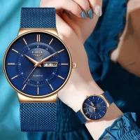 Retro Hot Women Watch Quartz Waterproof Stainless Steel Women's Wristwatch