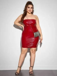 Glamorous Bodycon Mini Dress Women Plus Size Women Strapless