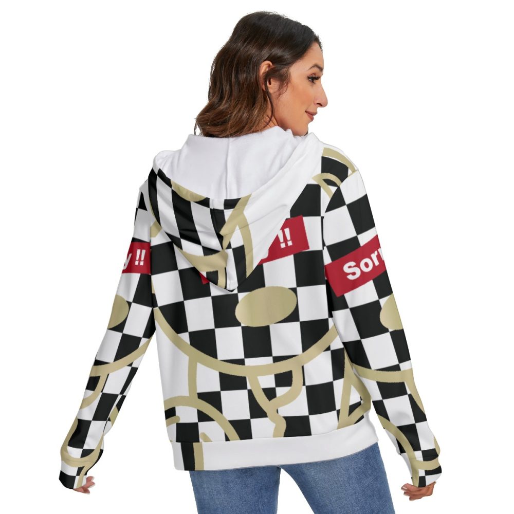 Hoodie Women's Cozy Style Essential Heavy Fleece Zip-on-the-Side