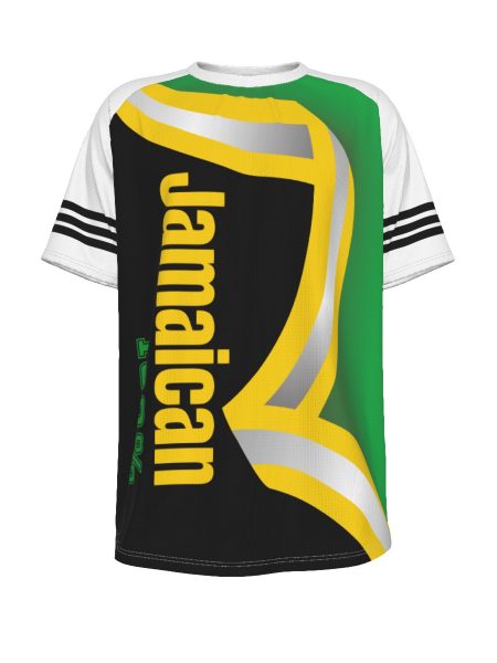 Men's T-shirt Bold Jamaican Statement Stand Out in Style O-neck Short Sleeve