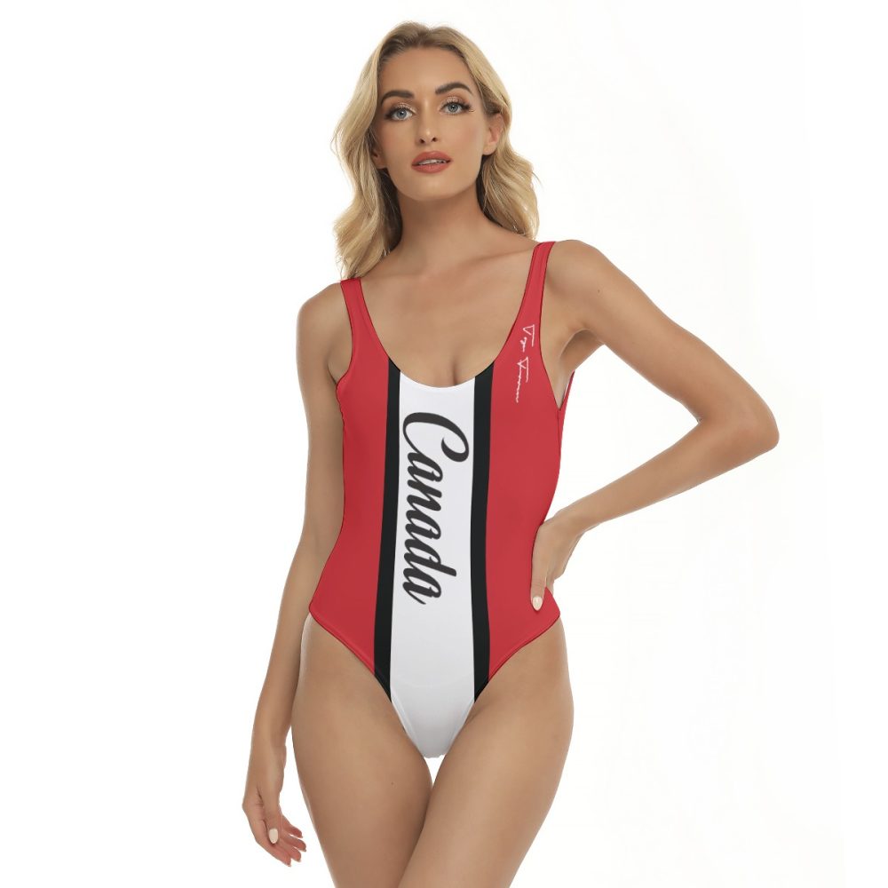 One-Piece Canada Women's Swimsuit Glow Radiate Confidence at the Beach