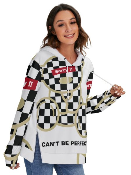 Hoodie Women's Cozy Style Essential Heavy Fleece Zip-on-the-Side