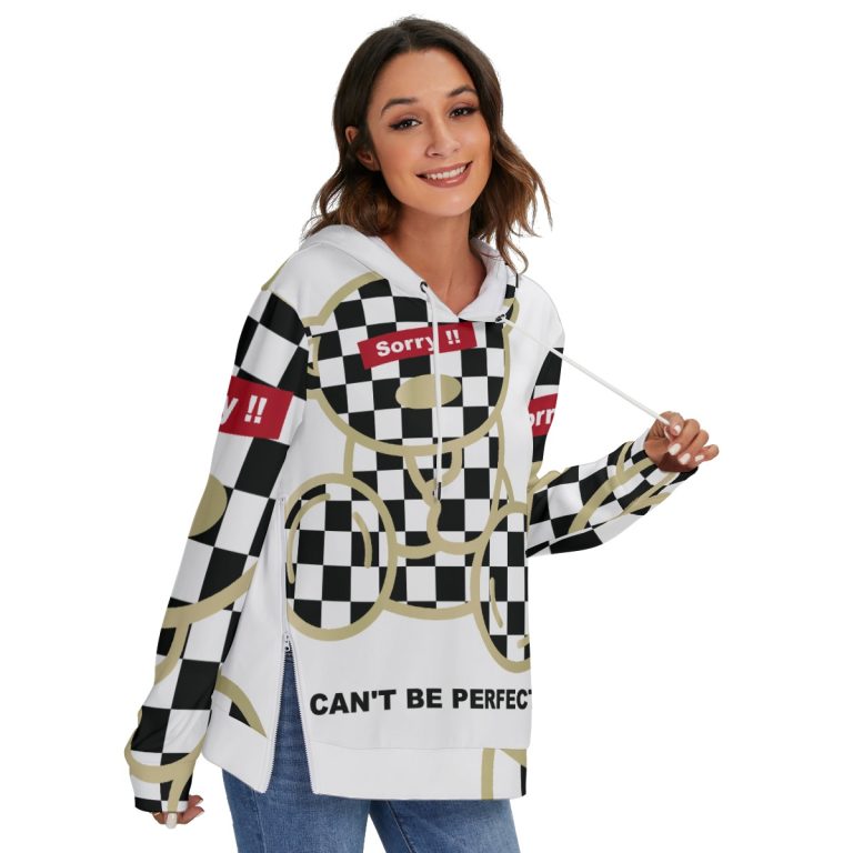 Hoodie Women's Cozy Style Essential Heavy Fleece Zip-on-the-Side