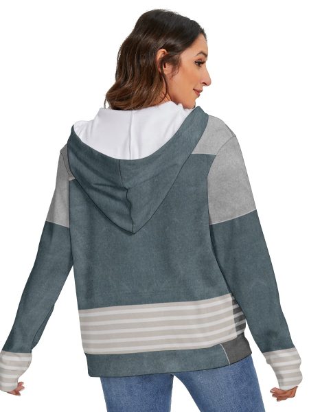 Women's Heavy Fleece Hoodie Chic Comfort Wear Zip on the Side