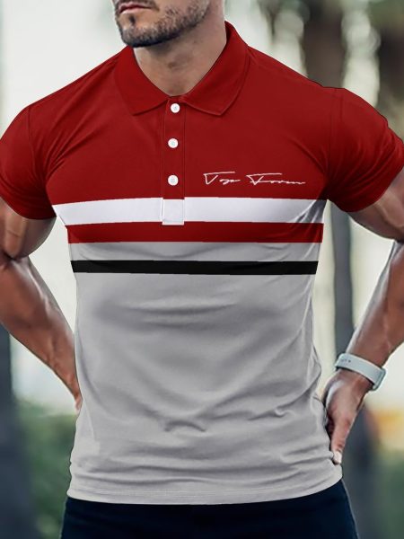 Coastal Polo Shirt Modern for Gentleman Everyday Refinement