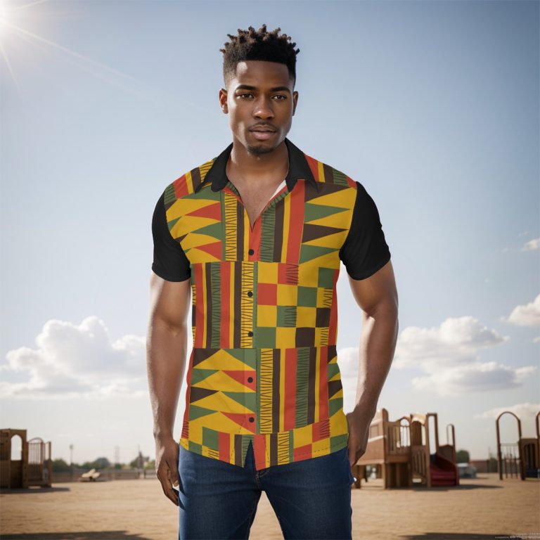 African Men's Shirt Power Confidence in Every Stitch