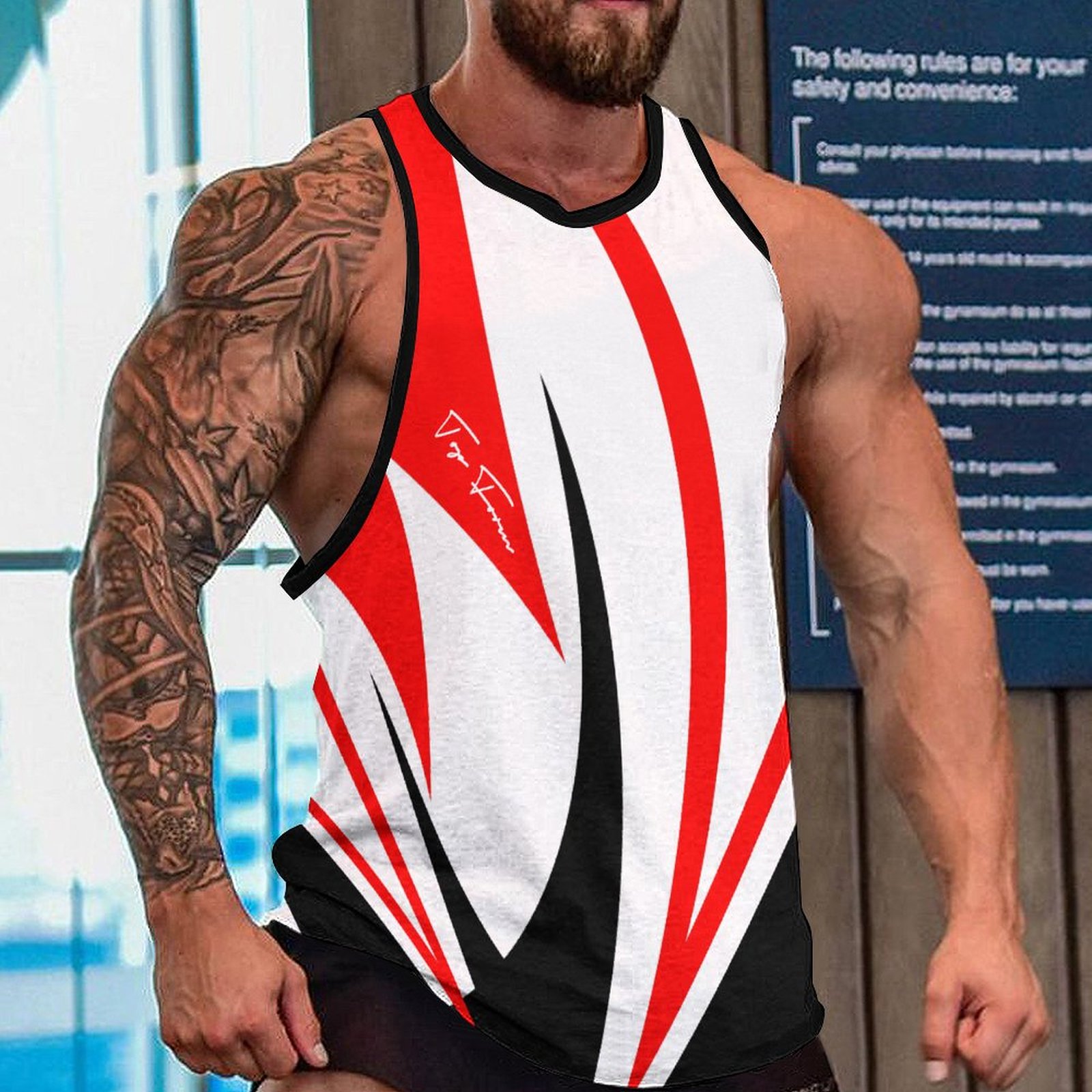 Men Next Level Tank Top Love for Workouts Weekends and Everything Between