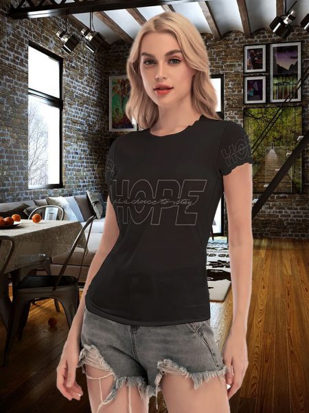 Mesh Women Blouse Short Sleeve Captures Breezy Beauty in Motion