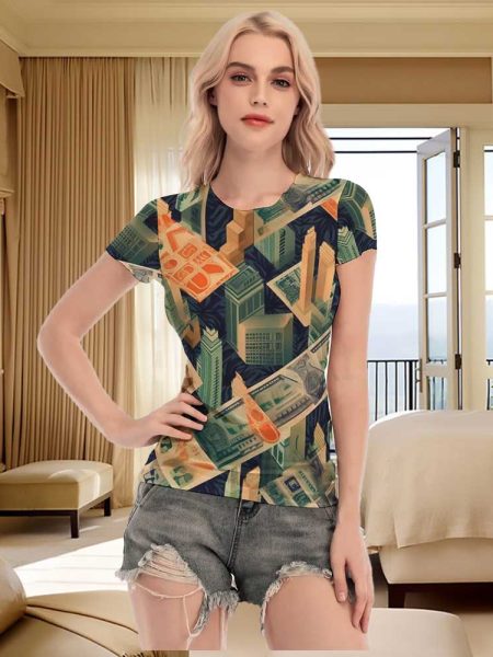 Short Sleeve Blouse Mesh Women Style
